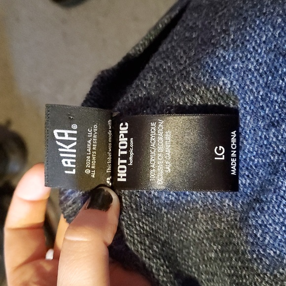 Hot Topic Coraline Button-up Star Cardigan Size Large - Picture 3 of 3